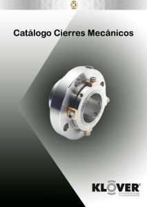 Catálogo Cierres Mecánicos