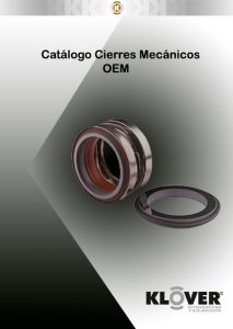 Catálogo Cierres Mecánicos OEM