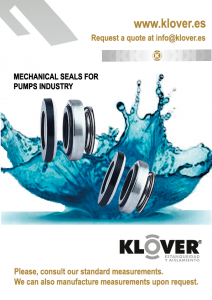 CIERRE MECANICO O SELLO MECANICO MODELO KL-100 PARA BOMBAS