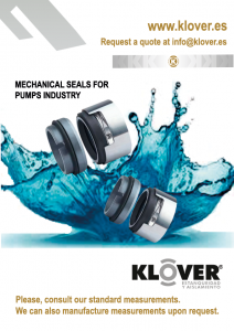 CIERRE MECANICO O SELLO MECANICO MODELO KL-370 PARA BOMBAS