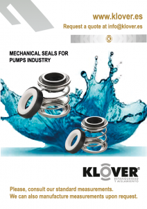 CIERRE MECANICO O SELLO MECANICO MODELO KL-420 PARA BOMBAS