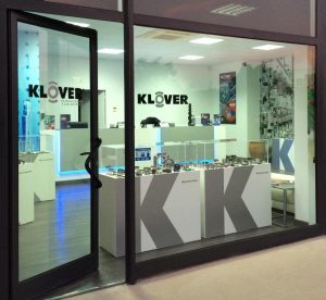 Klover showroom, la tienda donde se muestran nuestras gamas de producto.