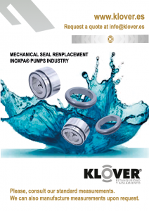 CIERRE MECANICO O SELLO MECANICO MODELO OEM-KL-IN PARA BOMBAS INOXPA