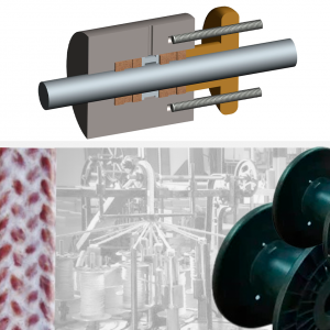 EMPAQUETADURA TRENZADA TECNICA DE GRAN CALIDAD TIPO KLE-808 (FIBRAS FENAOLICAS + PTFE DISPERSION)