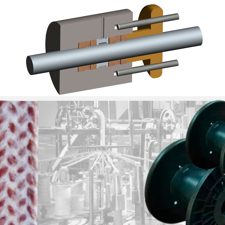 EMPAQUETADURA TRENZADA TECNICA DE GRAN CALIDAD TIPO KLE-808 (FIBRAS FENAOLICAS + PTFE DISPERSION)