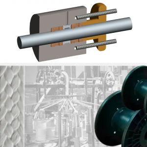 EMPAQUETADURA TRENZADA TECNICA DE GRAN CALIDAD TIPO KLE-810 (PTFE PURO ALIMENTARIO)