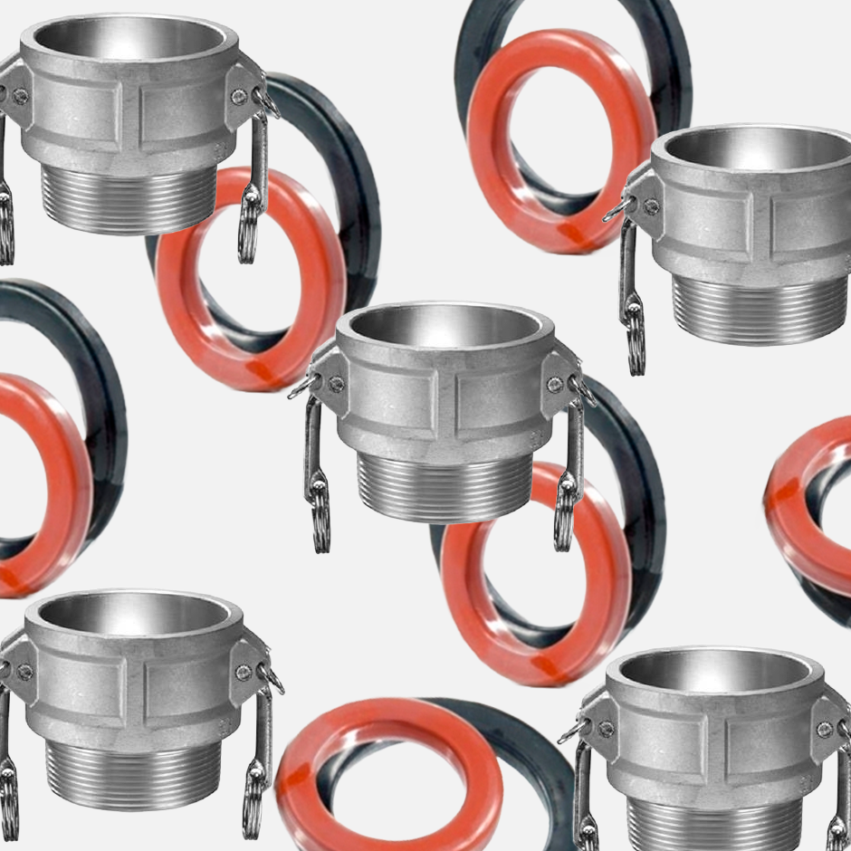 EMPAQUETADURA JUNTAS CAMLOCK PARA CONEXIONES DE MANGUERA DE GRAN CALIDAD. CALIDAD FDA, USO ALIMENTARIO.