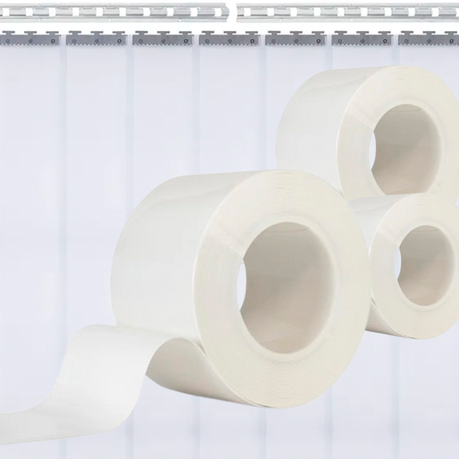 LAMINA DE PVC FLEXIBLE LISA STD LISA BLANCA PARA USO INDUSTRIAL