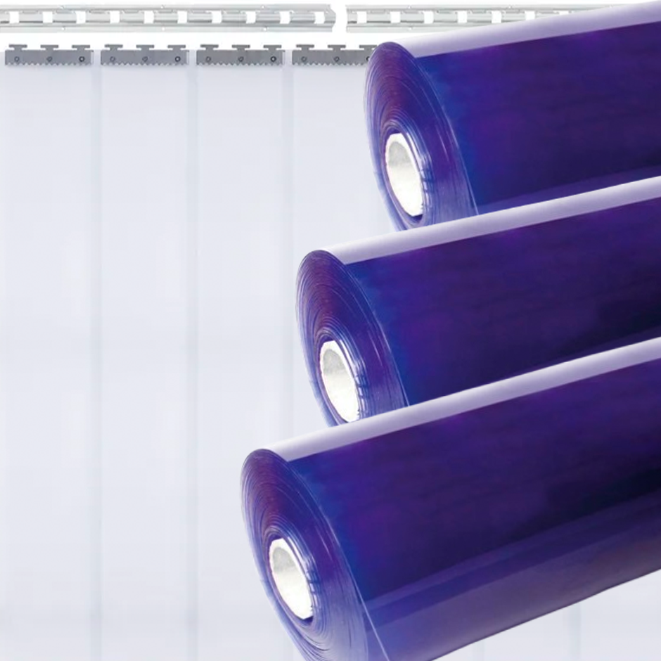 ROLLO DE PLANCHA PVC FLEXIBLE STD LISO TRANSPARENTE PARA USO INDUSTRIAL Y DOMESTICO.